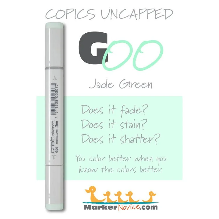 Lilycocoページ G00 - Copic Sketch Marker Jade Green — Violeta Ink